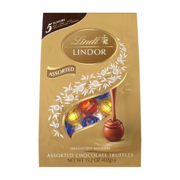 Lindt LINDOR Assorted Chocolate Candy Truffles